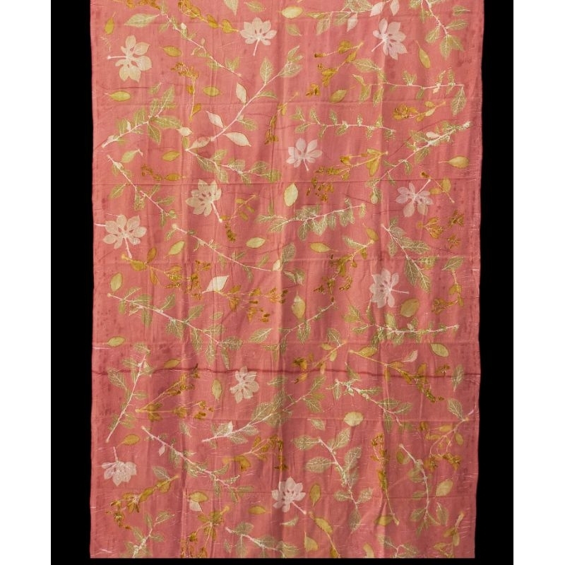 kain ecoprint batik warna alam murah laris original motif daun