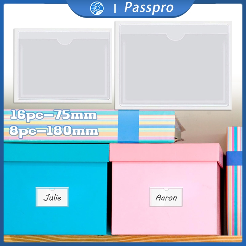 

16pcs Self Adhesive Label Harga / Price Tag Holder / Label Produk Dan Nama