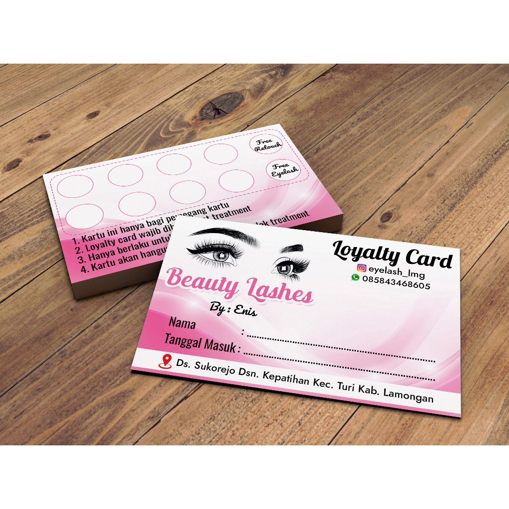 Loyalty Card / Kartu Belanja / Member Card / Kartu Member / Kartu Promo / Stamp Card / Reward Card