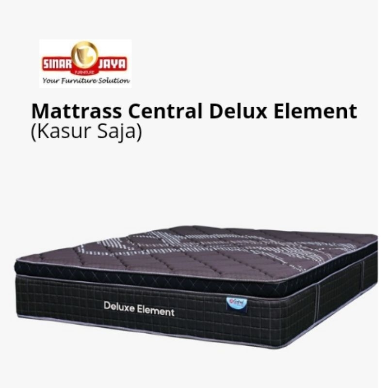 Kasur springbed central delux element (kasur saja) // uk. 90x200 100x200 120x200 160x200 180x200 200