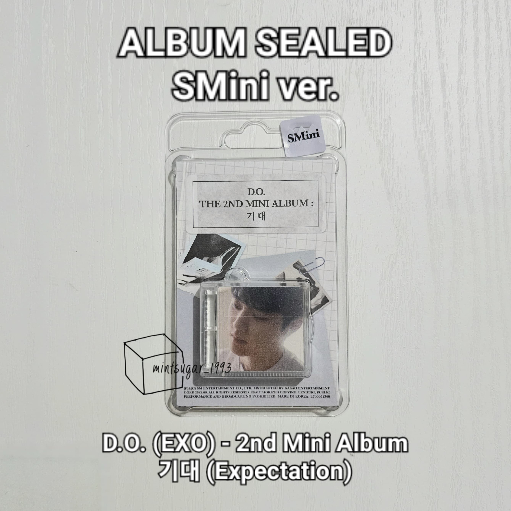 [ READY STOCK SEALED ] D.O. - The 2nd Mini Album [ 기대 ] [ EXPECTATION ] ( SMini ver ) ( D.O EXO / Do
