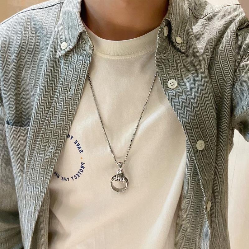 Kalung Pria Titanium Model Hand Kalung Titanium