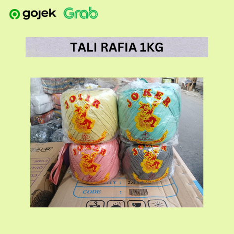 Tali Rafia Warna Cap Joker - Tali Rapia Roll 7 on