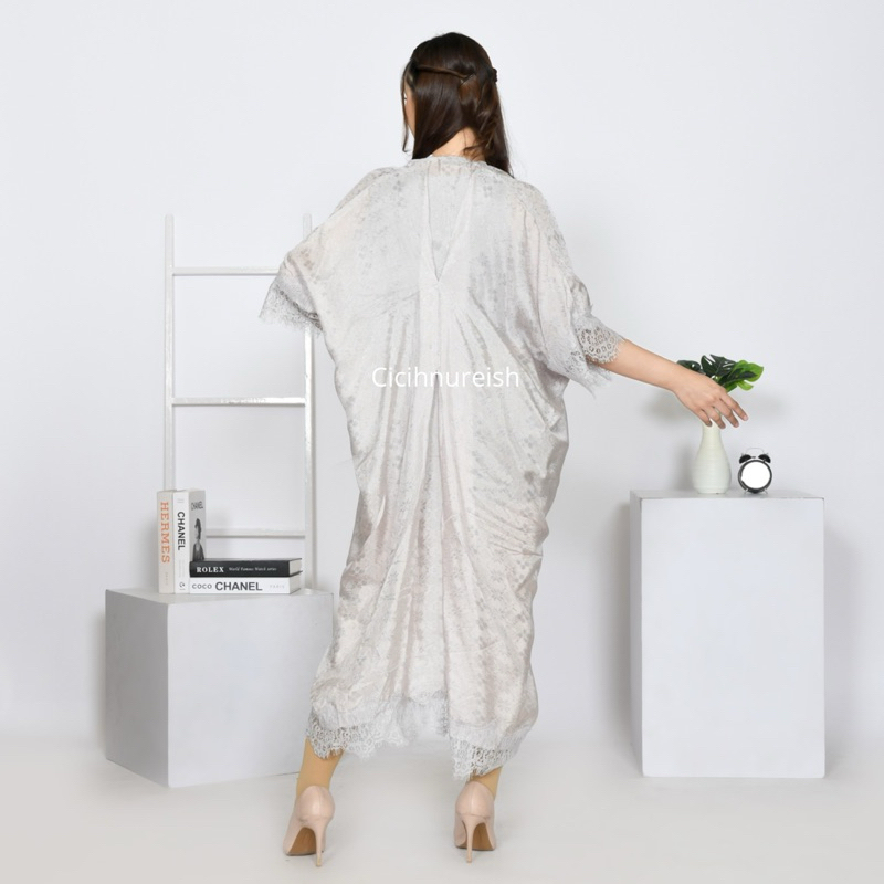 BIG PROMO kaftan viscose polos, kaftan midi, kaftan lace viscose