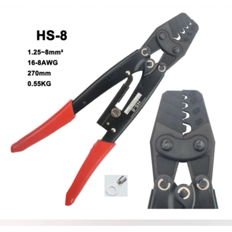 Tang Akun HS-8 (1,25-8) 8mm Crimping Skun HS8 Tool Skun