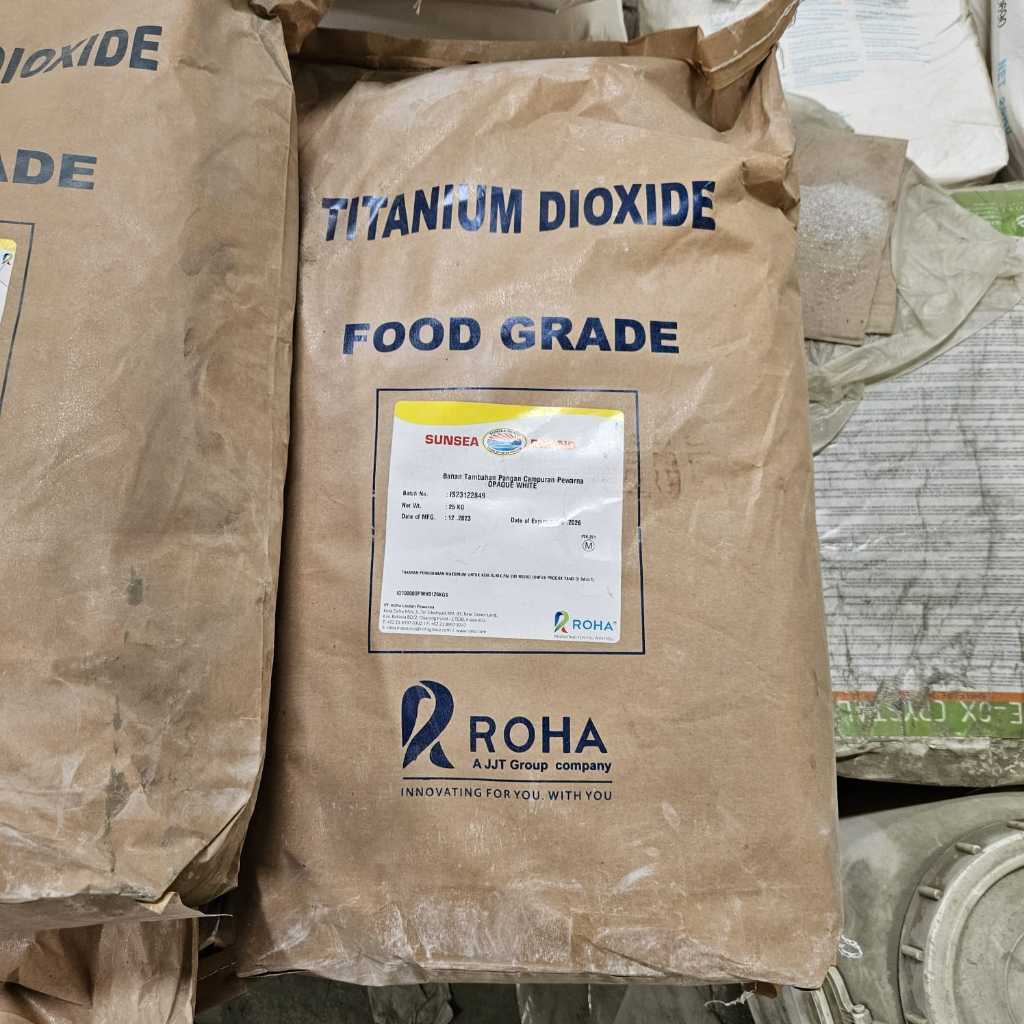 

Sunsea Brand Opaque White Food Grade 25 Kilogram Titanium Dioxide Food Grade