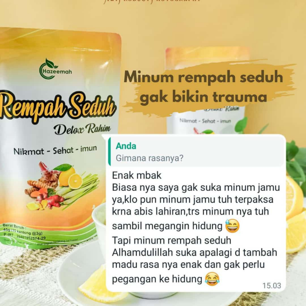 

REMPAH SEDUH Detox Rahim ||jamu ||pelancar haid ||magh || jsr