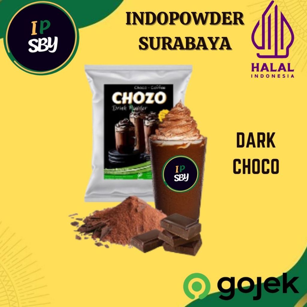 

IDPSBY | Minuman Coklat rasa DARK CHOCO 1Kg | Bubuk Minuman Coklat rasa DARK CHOCO|Dark Choco Powder