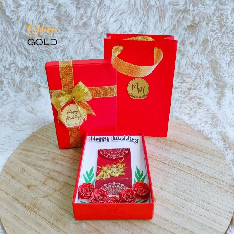 39 - Kado Logam Mulia Emas untuk Pernikahan/Wedding