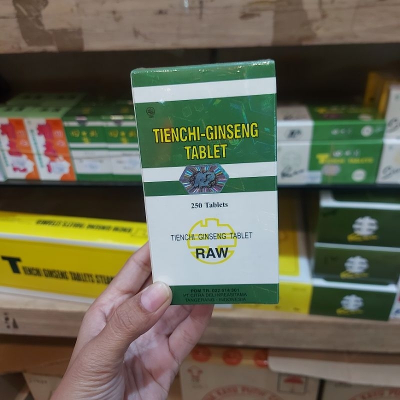 tien chi tablets raw 250 tablet tian qi pian obat kolesterol tienchi