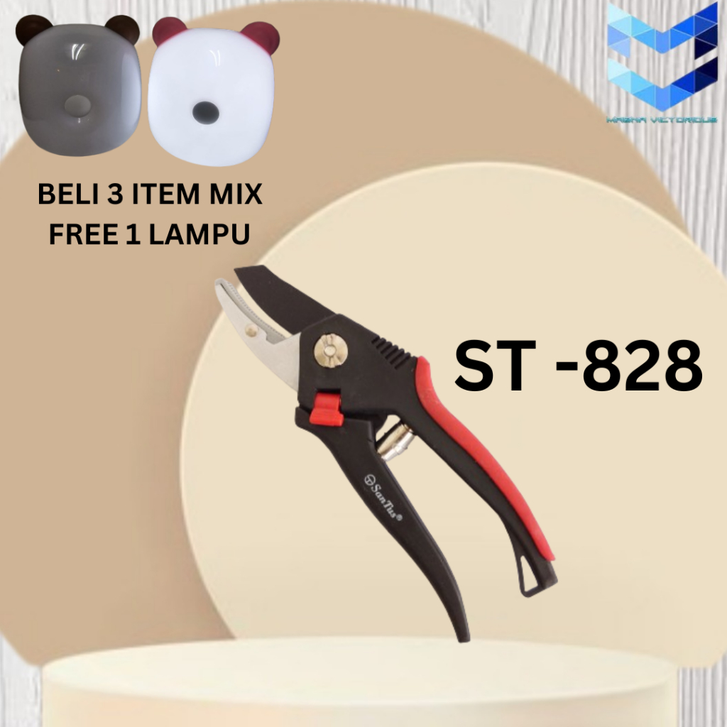 Tang gunting dahan ranting tanaman hias / bunga  ( santus ) ST - 828