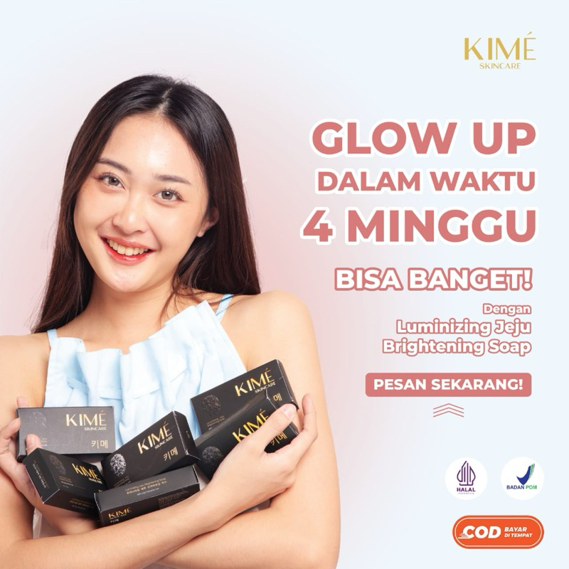 Kime skincare- Luminizing Jeju Bringtening Soap