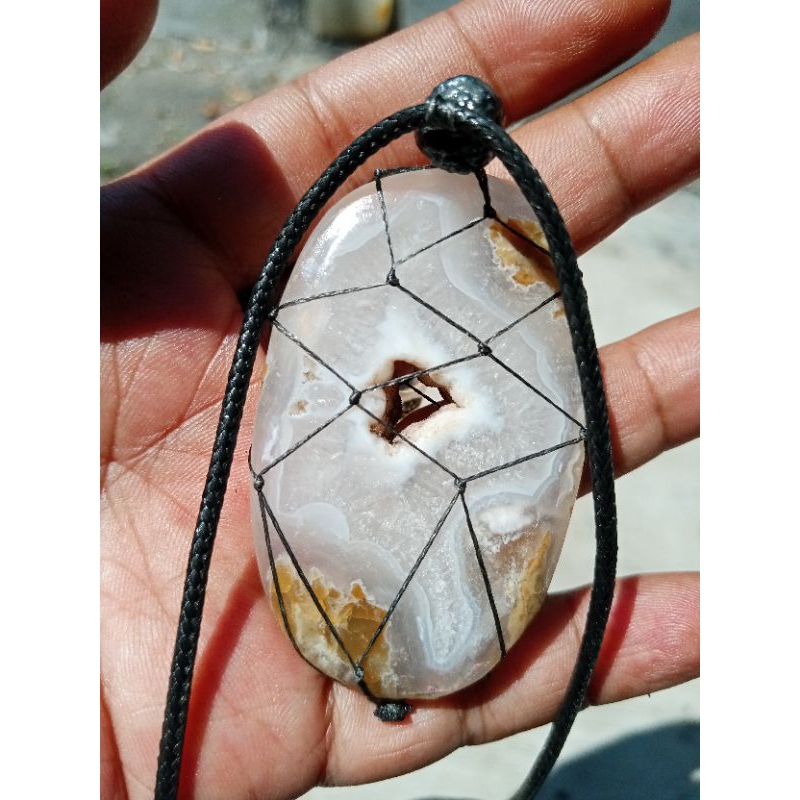 liontin batu conbong asli batu alam bukan madakan