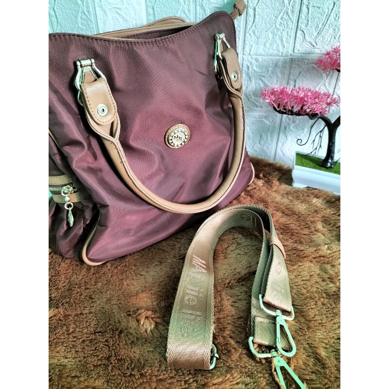 Tas Shoulder Maroon by MJL