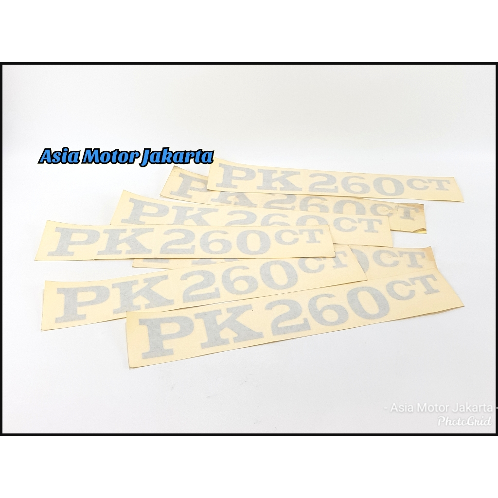 Sticker Tulisan PK260CT - Ornament - Truck Nissan Euro - PK260CT