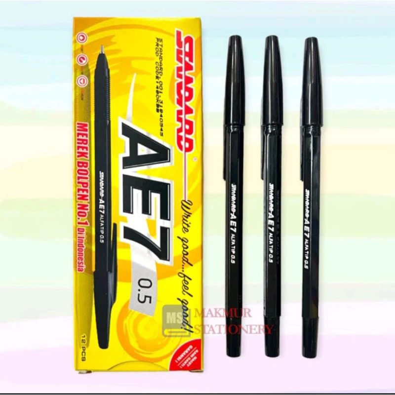 

pulpen standard 1pack isi 12pcs