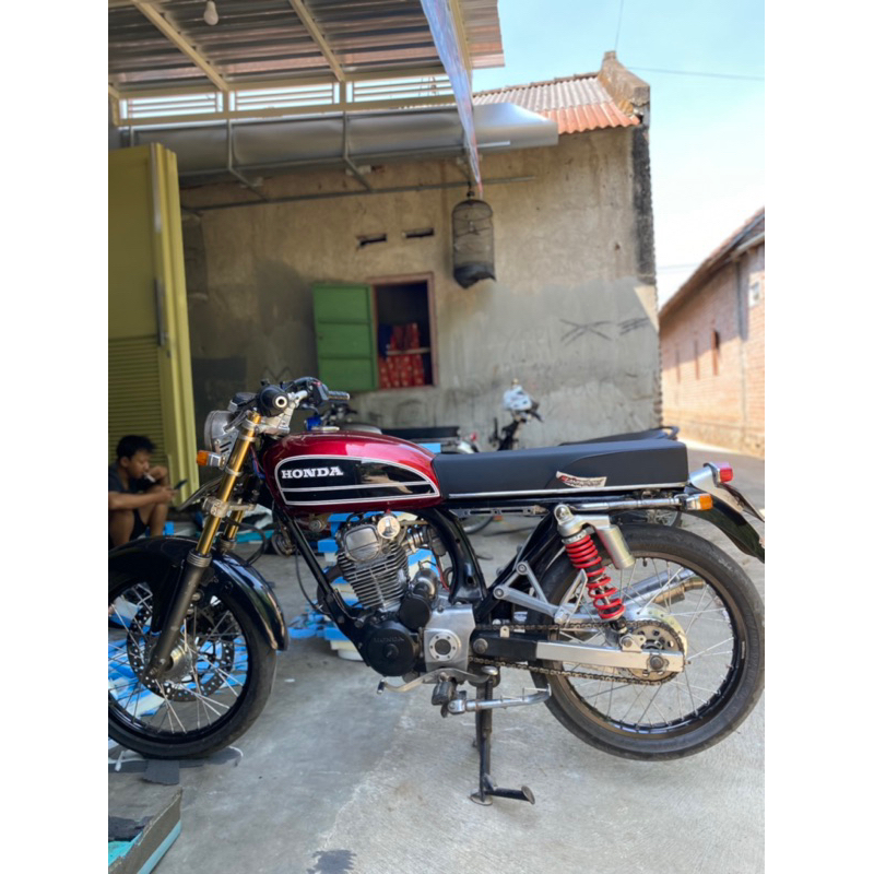 jok cb 125 se cb 9 cm downsize kain polos sablon cb125se