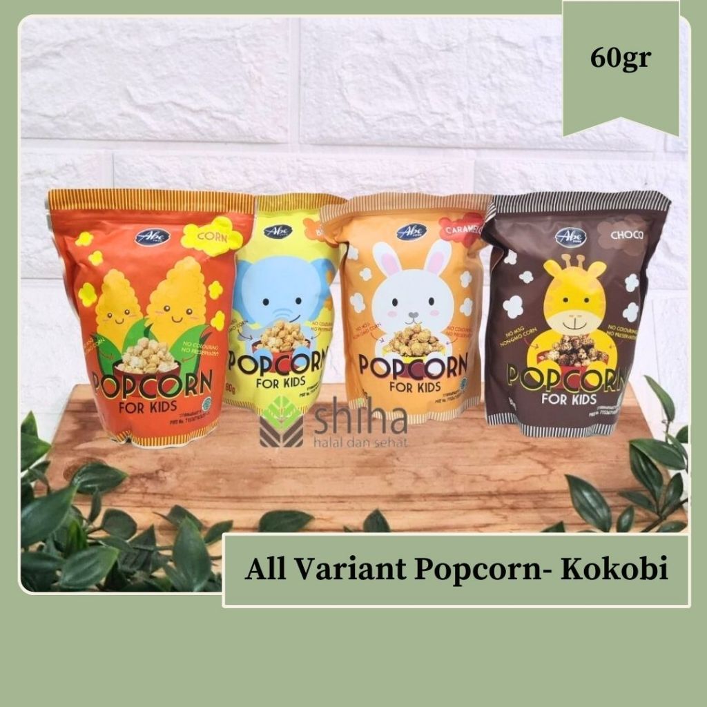 

Popcorn For Kids No MSG Non GMO 80gr Abe Food | Warung Shiha