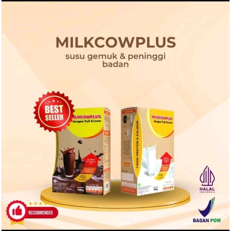 

MILKCOW PLUS SUSU GEMUK DAN PENINGGI BADAN/TINGGI PROTEIN DAN KALSIUM