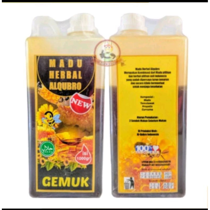 

Madu Gemuk Asli Al Qubro 1kg