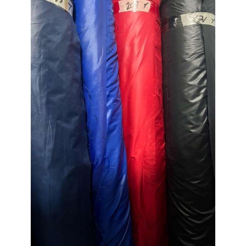 KAIN PARASUT METALIK JAKET RANING