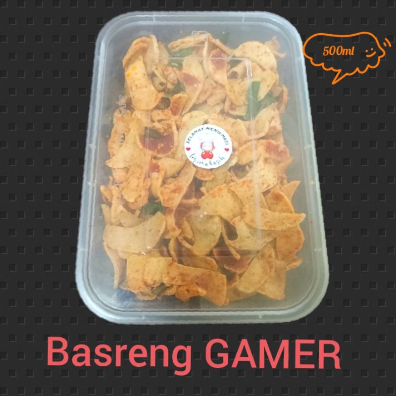

basreng GAMER pedas manis daun jeruk @500 ml
