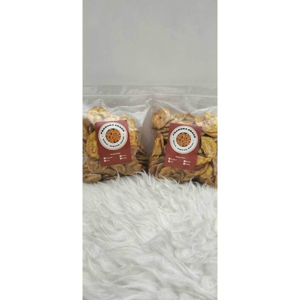 

[PHANGNA SNACK] Kripik Pisang Kemasan 150gr/Rasa Manis