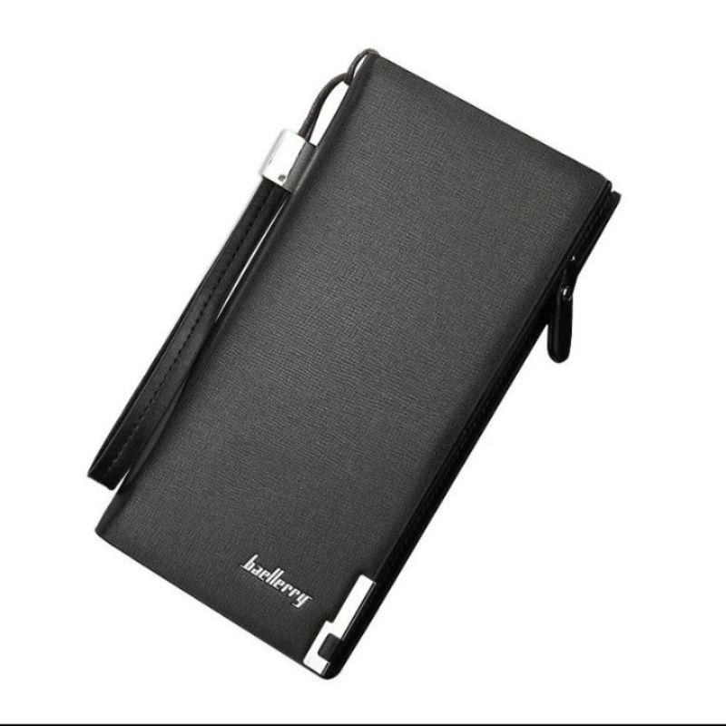 BALLERY W002 Dompet Panjang kulit Hitam
