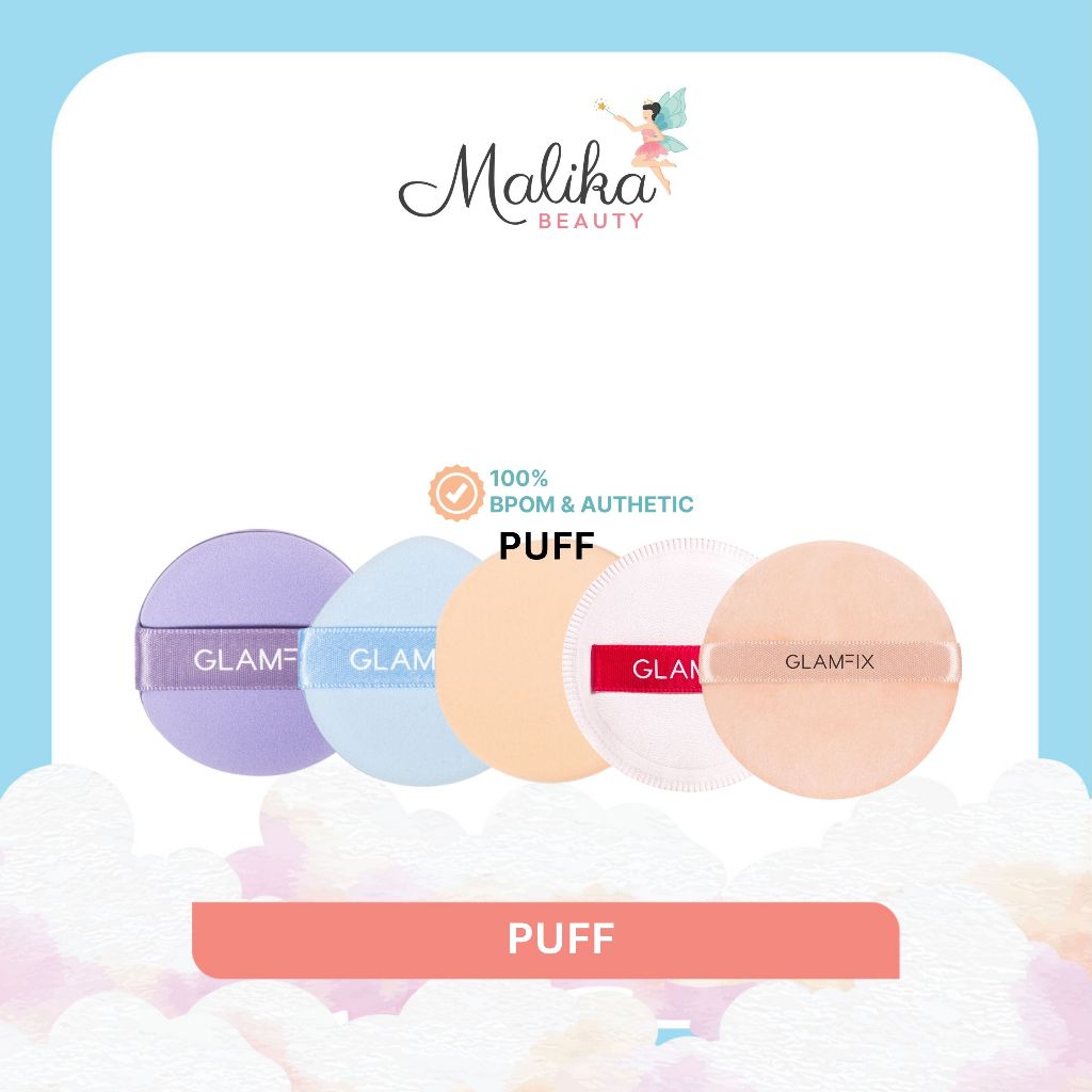 Malika Beauty | GLAMFIX Puff | Aircushion Puff | Loose Powder Puff | Expert Puff | Cotton Candy Puff