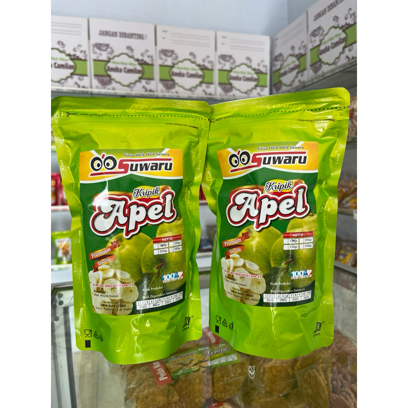 O'o Suwaru Keripik buah apel oleh-oleh khas Malang harga grosir