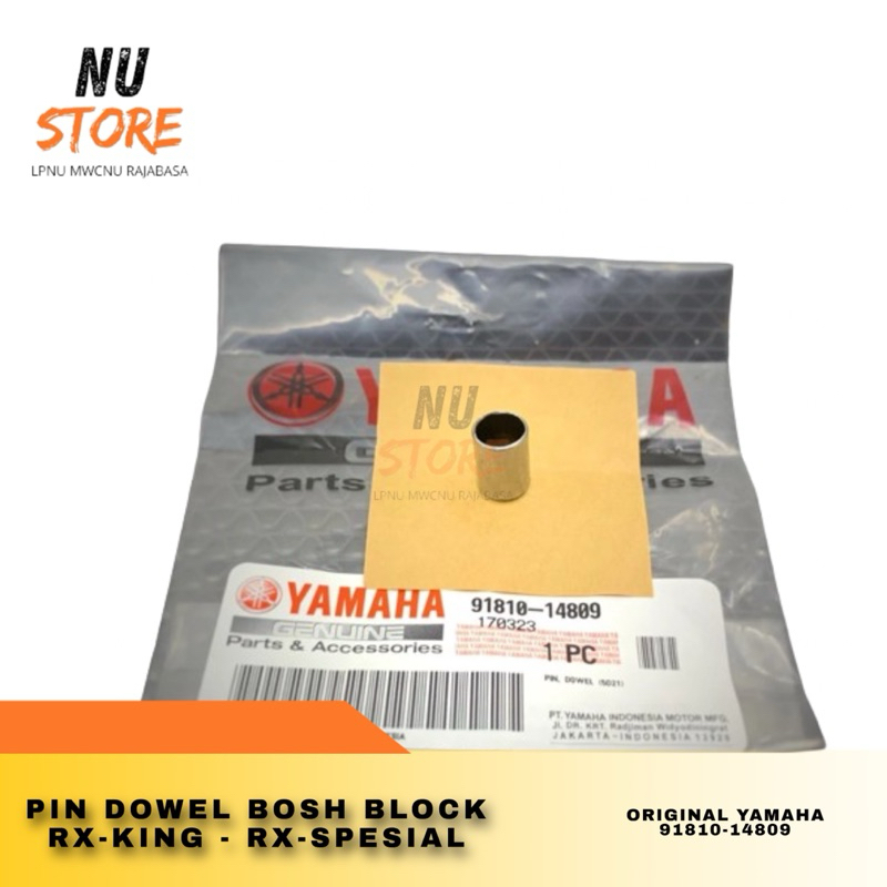 PIN DOWEL BOSH BLOCK RX KING RX SPESIAL ORIGINAL YAMAHA 91810-14809