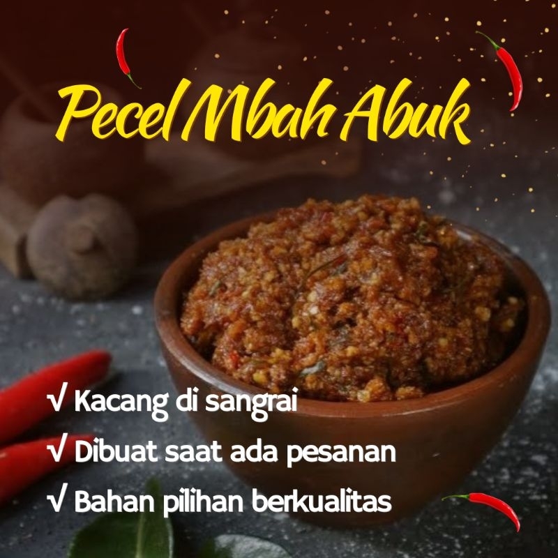 

PROMO MURAH Sambel Pecel Sambal Bumbu Pecel Kacang asli kediri mbah abuk kacang di sangrai fresh by order