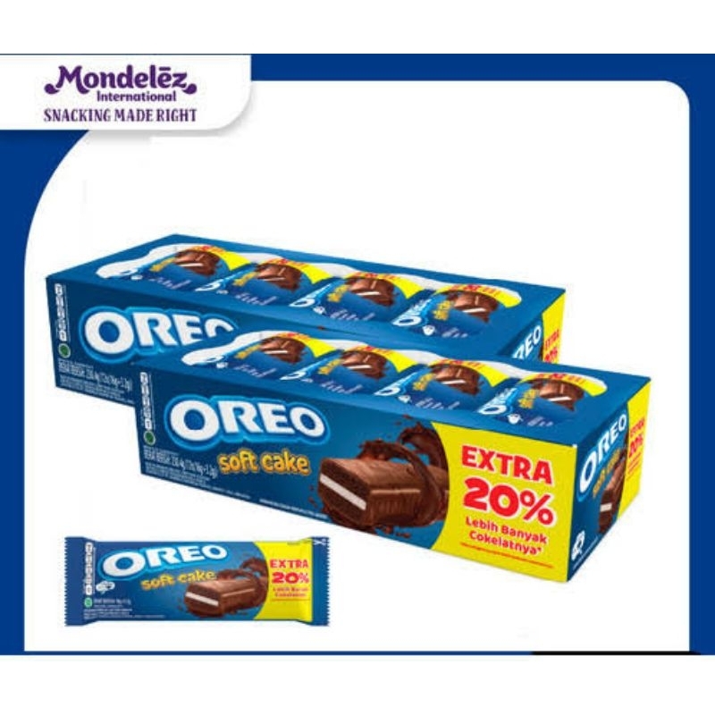 

Oreo Soft cake 16gram 16 gram 16gr isi 12 pcs