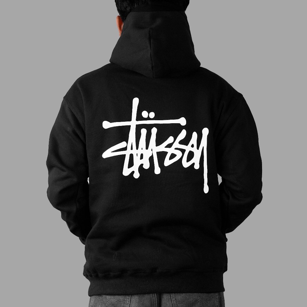 Stussy Basic Black Hoodie