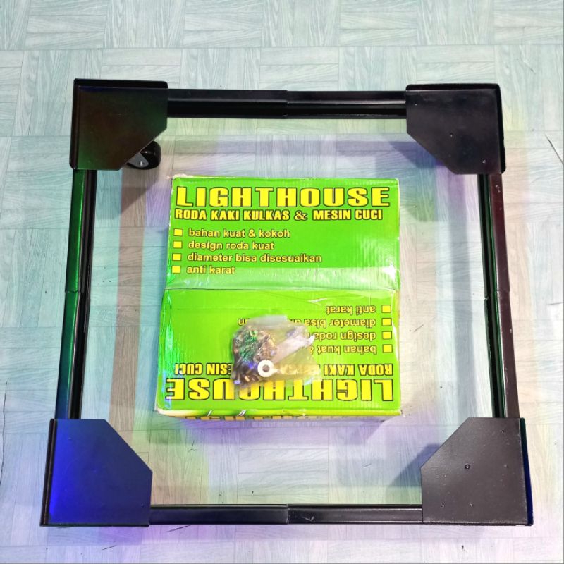 Roda Kulkas 2 Pintu Mesin Cuci Full Besi Dan Multifungsi Light House