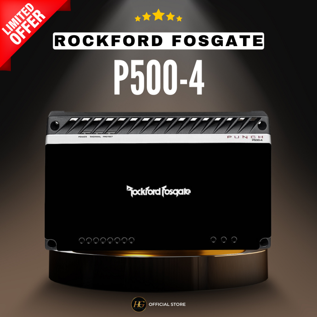 Power Amplifier 4 Channel Rockford Fosgate P500-4 (SALE)
