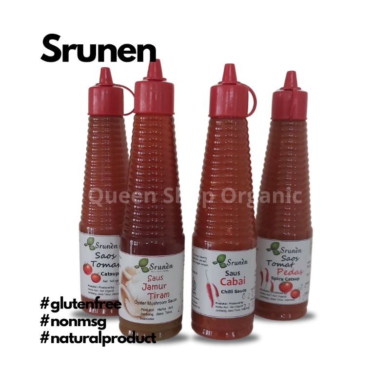 

Srunen Saos Tomat/ Tomat Pedas - Gluten Free - No MSG 140ml