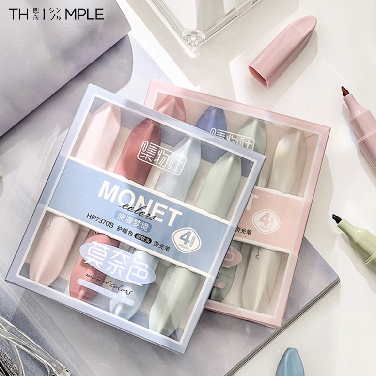 

KODE U1I4 Ready STOCK BISA COD 4pcsset HIGHLIGHTER WARNA SOFT PASTELTHIMPLE