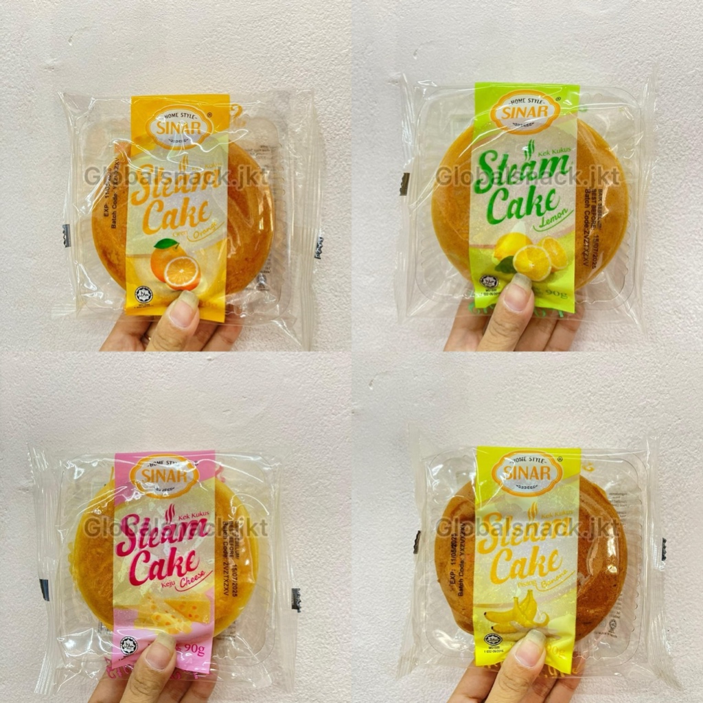 

HOME STYLE SINAR STEAM CAKE LEMON / ORANGE / BANANA /