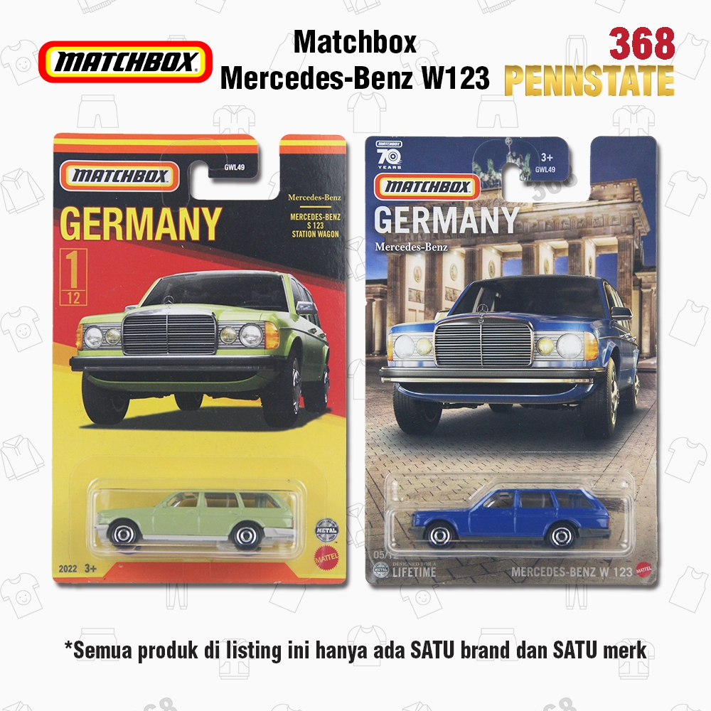 Matchbox Original Diecast Model Real Car Mercedes-Benz W123 Station Wagon