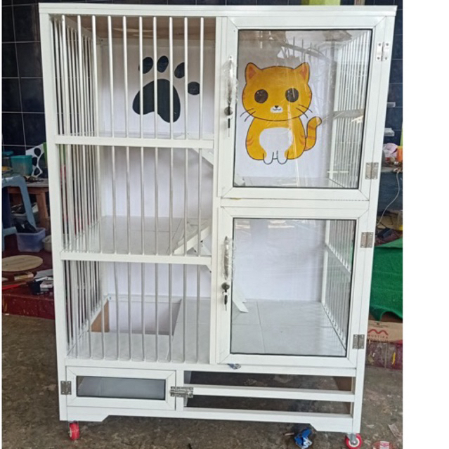 kandang aluminium murah/kandang kucing tingkat/kandang kucing premium