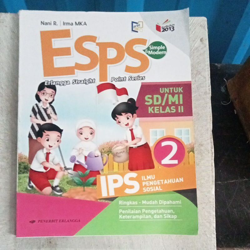 buku esps IPS kelas 2 SD Erlangga