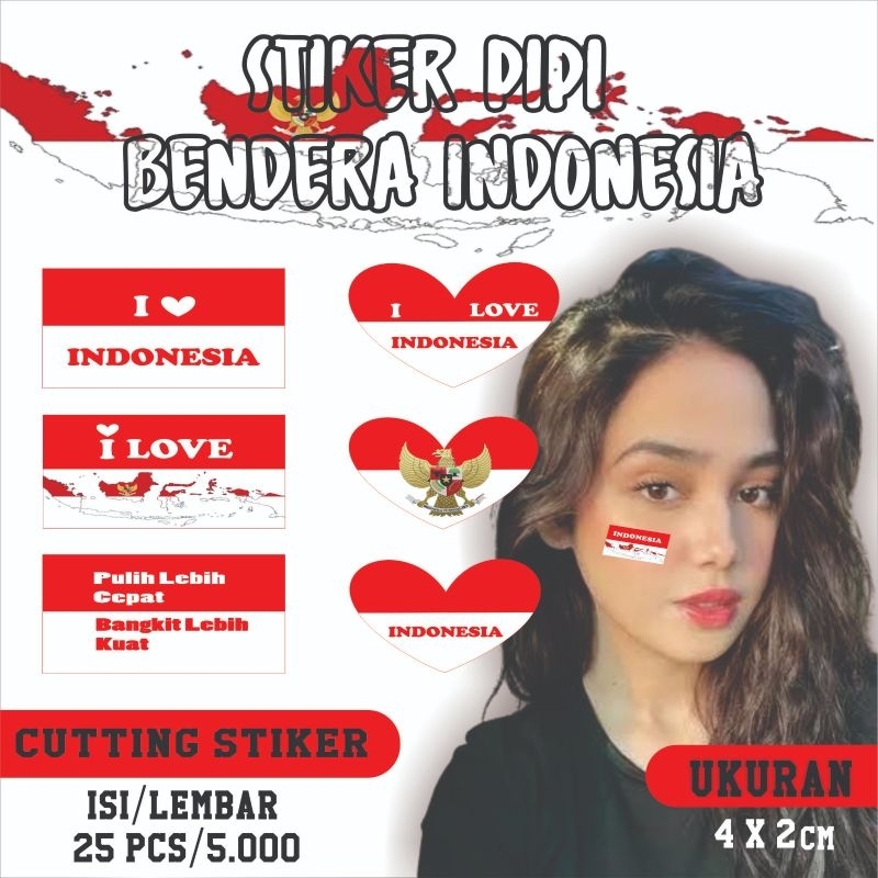

STIKER PIPI BENDERA MERAH PUTIH (ISI 25PCS)