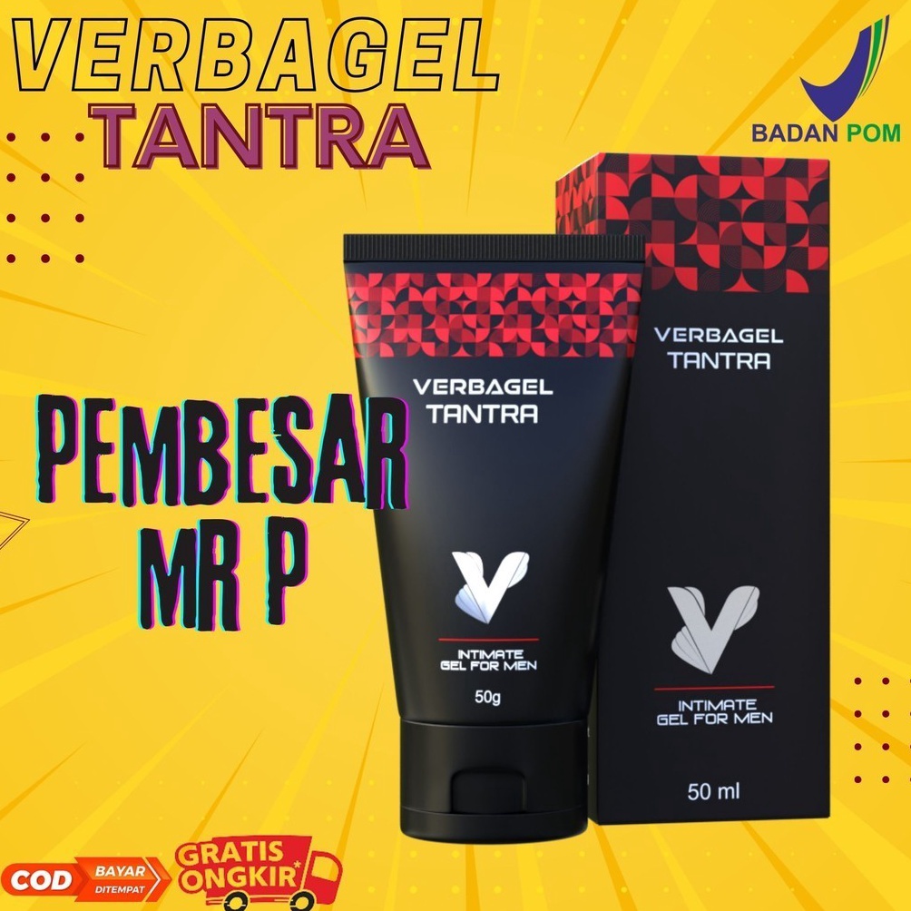 BEST SELLER Minyak oles pembesar alat vita cepat ampuh verbagel tantra original BPOM KADO ULANG TAHU