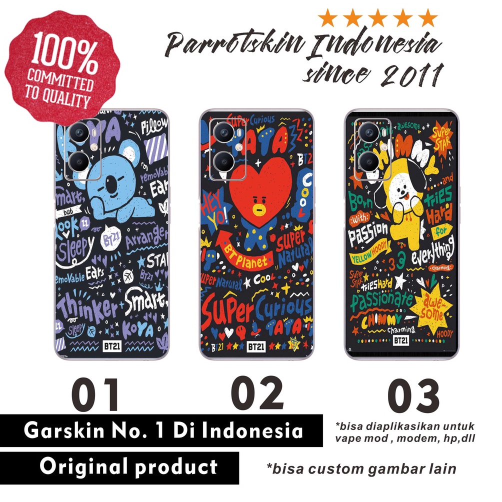 HARGA GROSIR  Garskin skin samsung A32 A33 A52s A53 A72 5g dll BTS BT21 sticker case