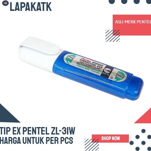 

TIP EX PENTEL CAIR 12 ML PENTEL ZL31W HARGA PER PCS s T7I8