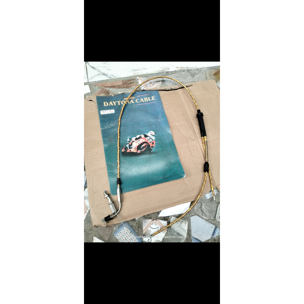 Kabel gas RX king variasi merek daytona stok lama