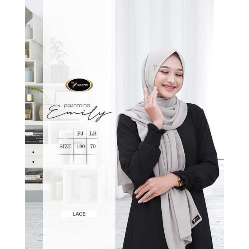 Pashmina Tali Pet Emily Yessana Hijab