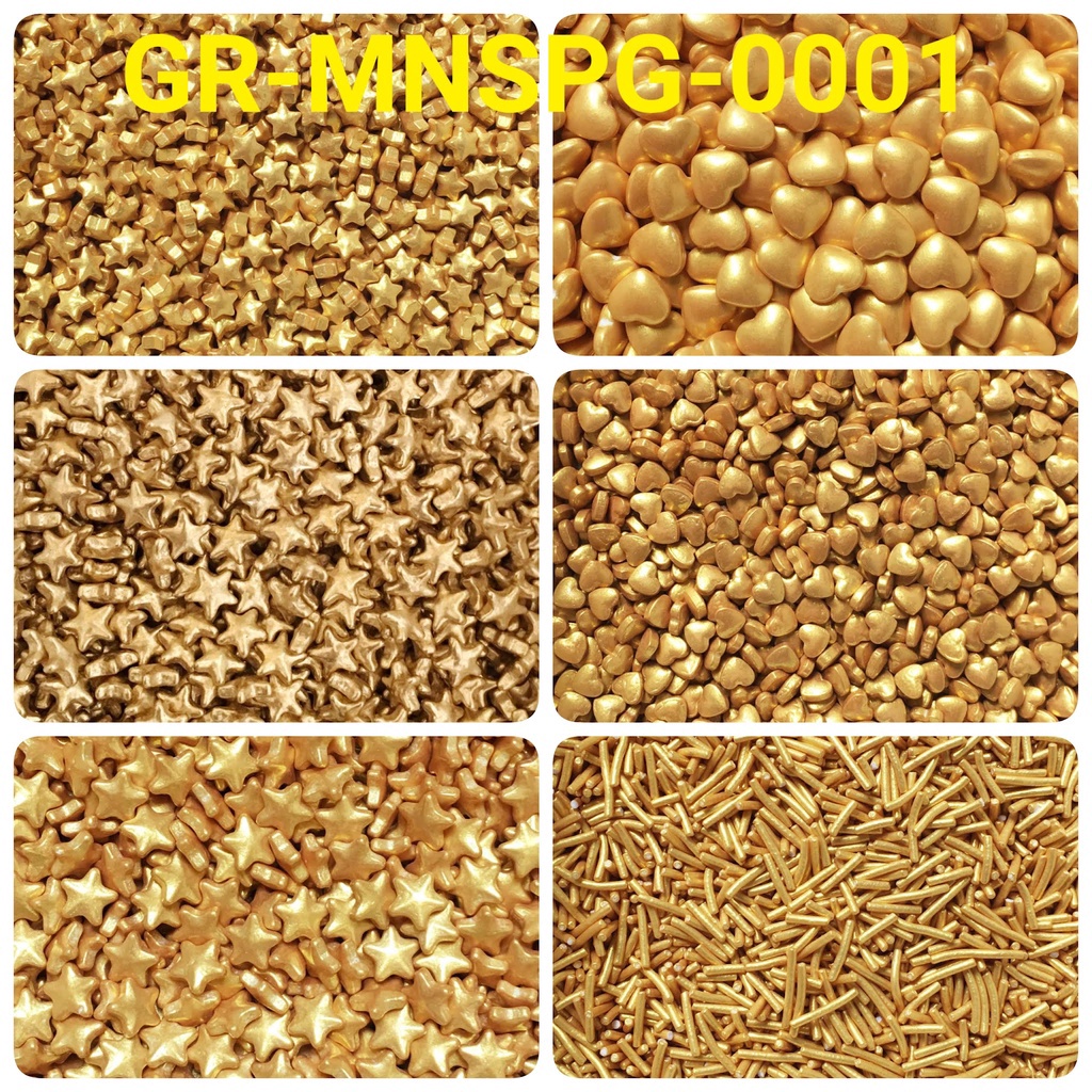 

HARGA GROSIR GRMNSPG1 Sprinkles trimit springkel 1gr hati bintang gold emas yamama baking grosir murah sprinkles cake dekorasi mutiara trimit decoration story sprinklestory sprinklesstory sprinkle story yamama baking