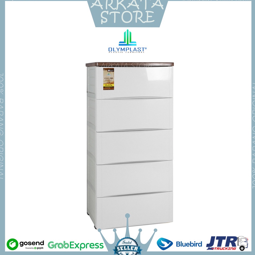 Terbaru ODC M  Olymplast Lemari Laci Plastik Drawer Cabinet Container Susun 4 Susun 5 Susun Tingkat 